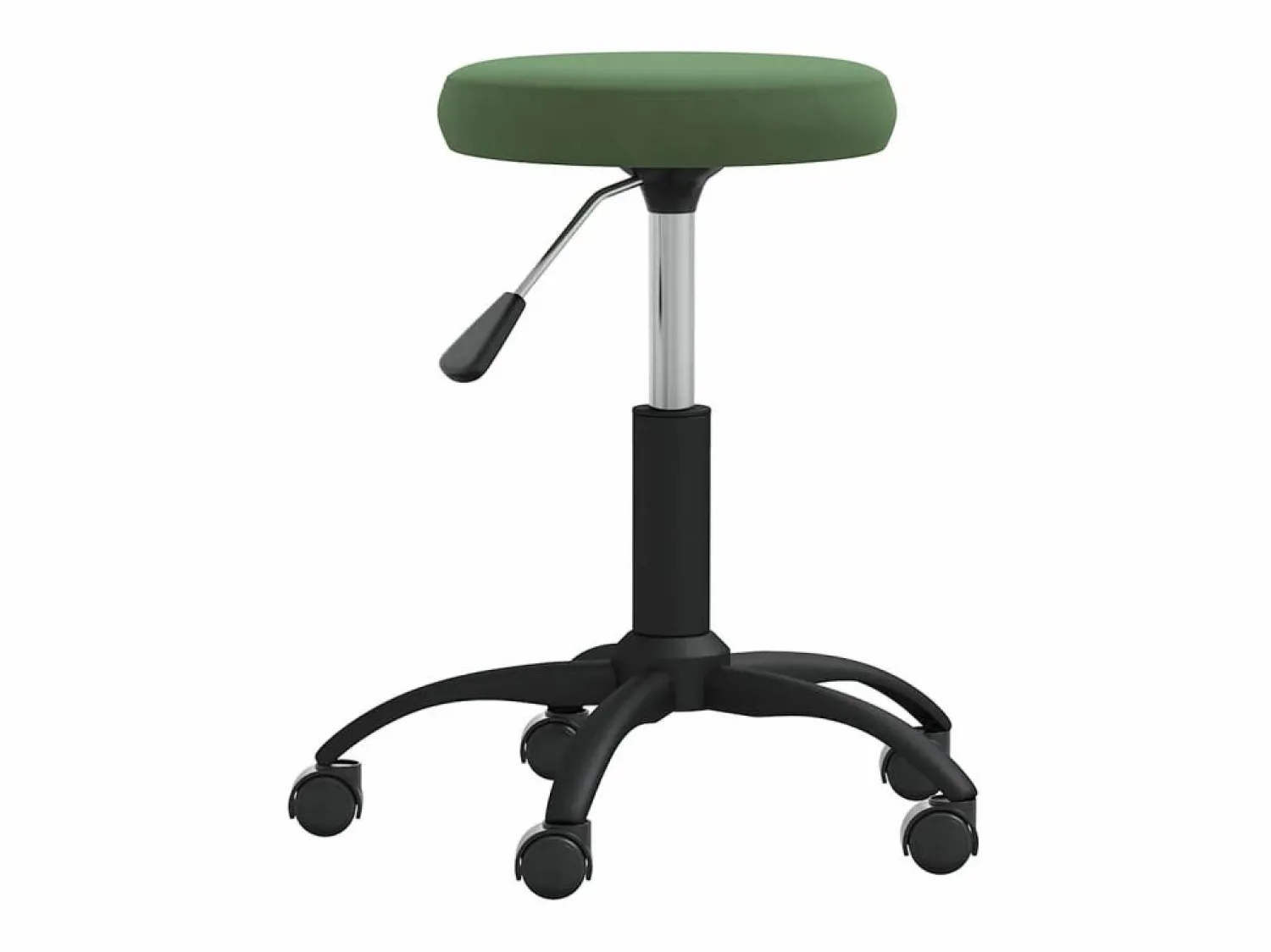 New Clicnbuy Silla de oficina giratoria de terciopelo oscuro Verde
