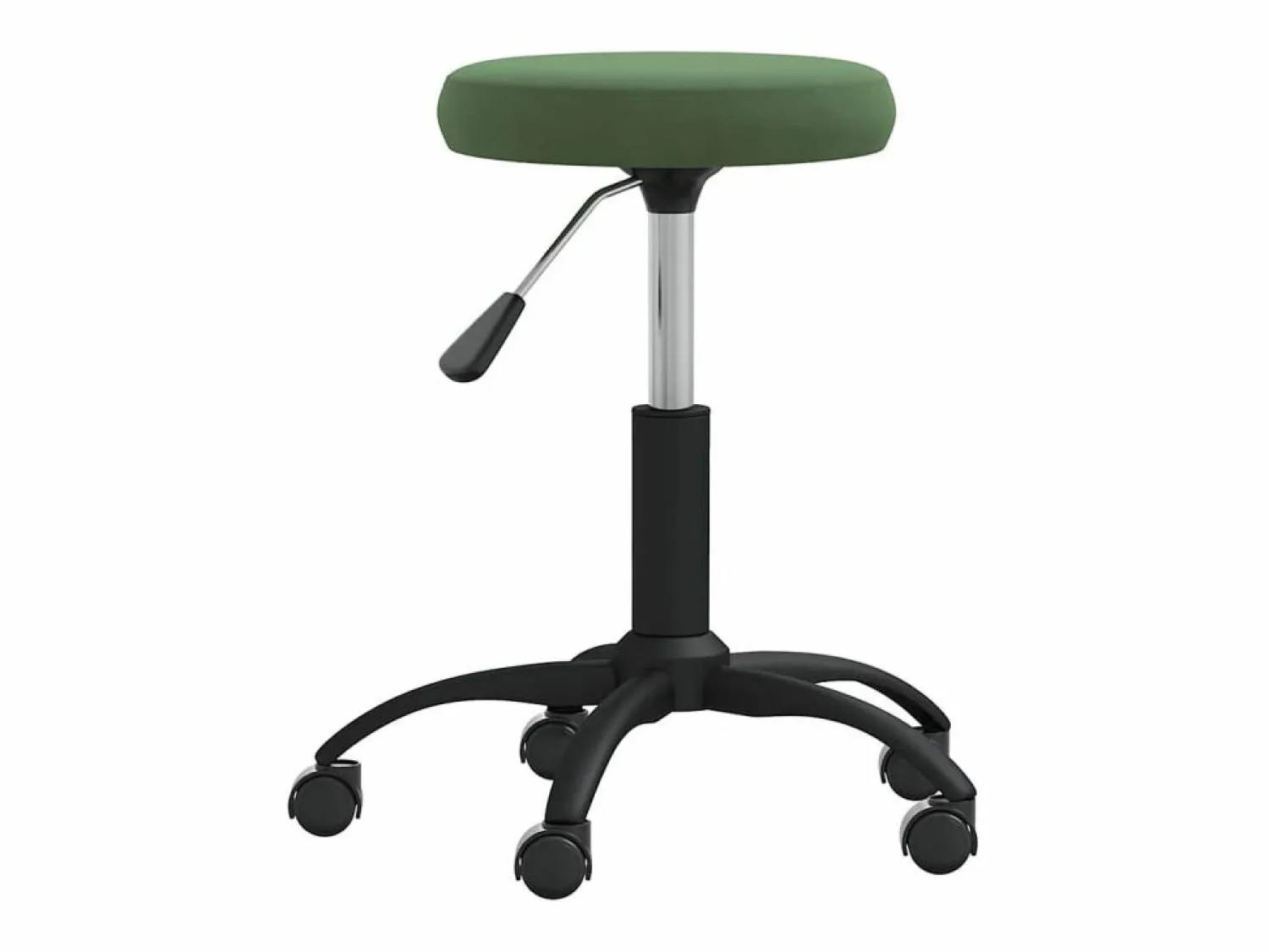 New Clicnbuy Silla de oficina giratoria de terciopelo oscuro Verde