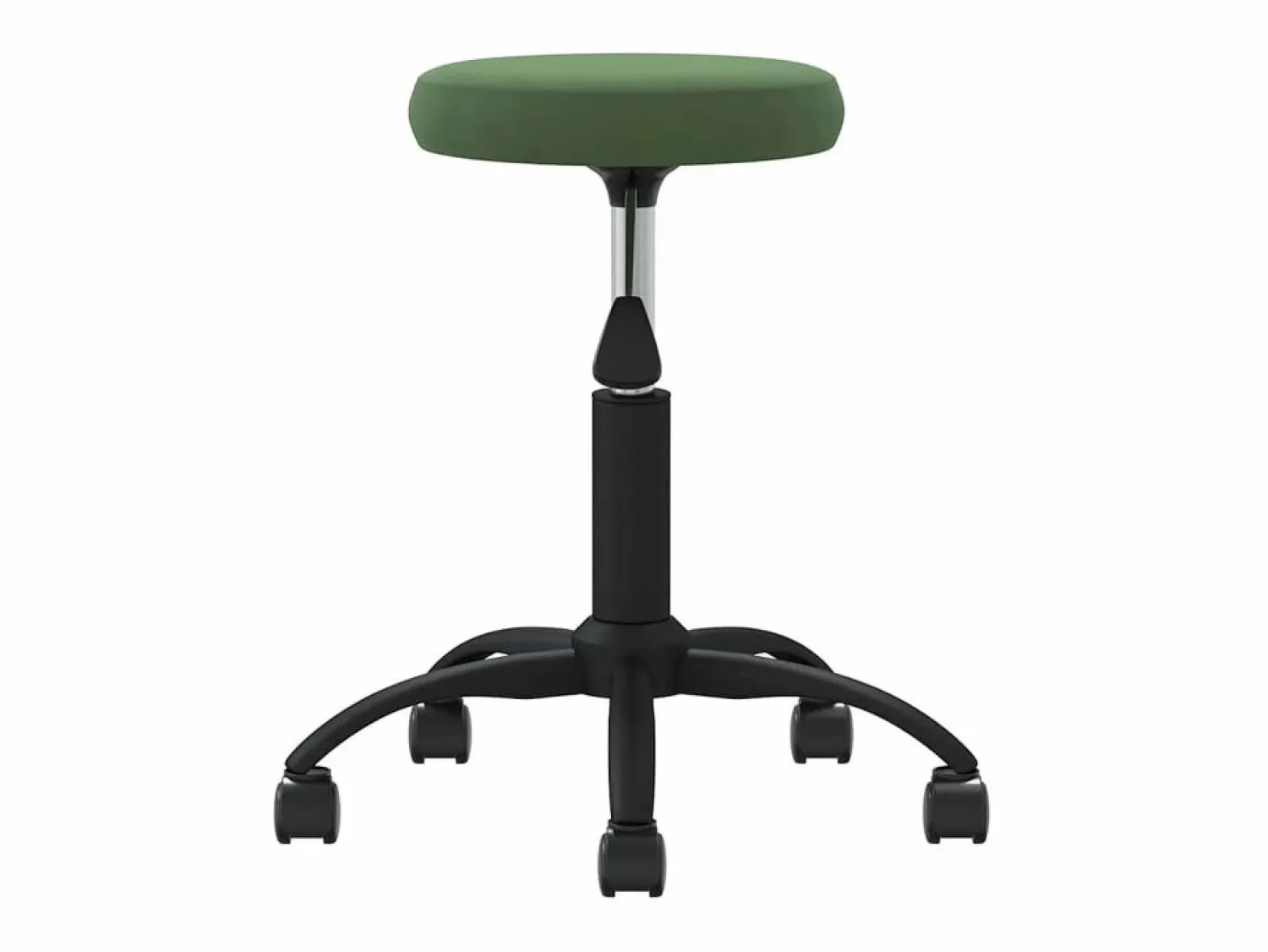 New Clicnbuy Silla de oficina giratoria de terciopelo oscuro Verde