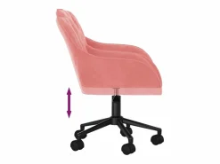 Silla de oficina giratoria de terciopelo Silla De Escritorio