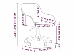 Silla de oficina giratoria de terciopelo Silla De Escritorio
