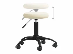 Clicnbuy Silla de oficina giratoria de terciopelo