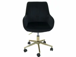 Discount Silla de oficina -J62 de terciopelo con reposabrazos, Silla De Escritorio