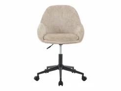 Discount Vente-unique Silla de oficina pana altura ajustable - NAODY Beige