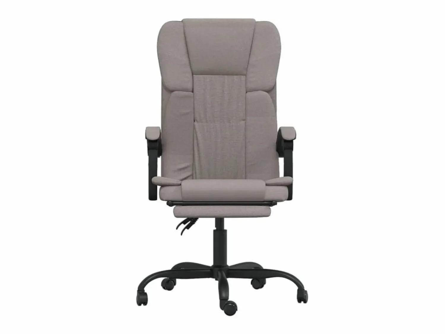 Discount Silla de oficina reclinable de tela gris taupé Silla De Oficina