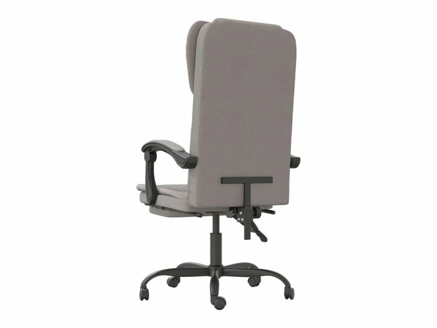 Discount Silla de oficina reclinable de tela gris taupé Silla De Oficina