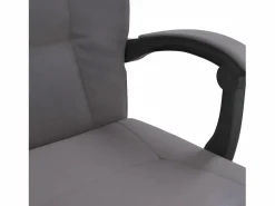 Clicnbuy Silla de oficina reclinable cuero sintético