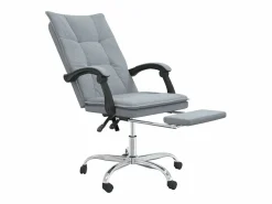 Clearance Silla de oficina reclinable de tela claro Silla De Oficina