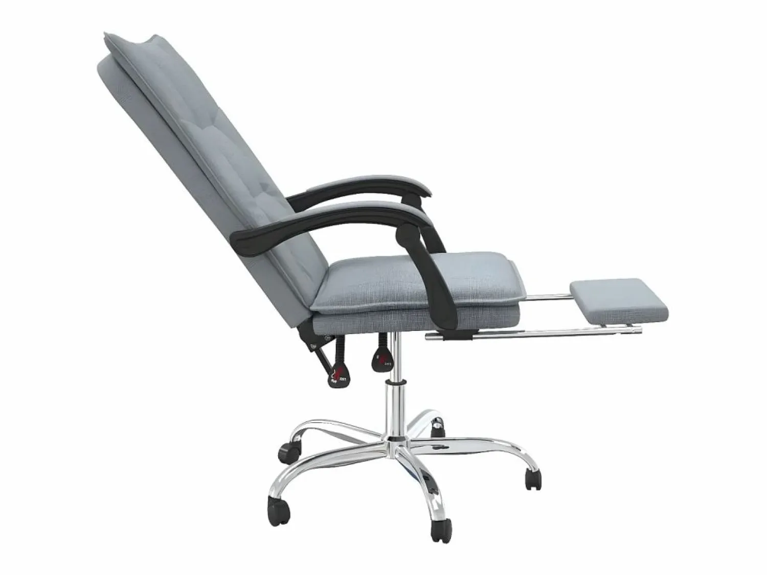 Clearance Silla de oficina reclinable de tela claro Silla De Oficina