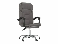 Clicnbuy Silla de oficina reclinable cuero sintético