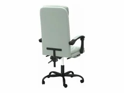 Online Clicnbuy Silla de oficina reclinable de terciopelo claro Gris