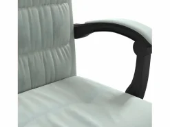 Online Clicnbuy Silla de oficina reclinable de terciopelo claro Gris