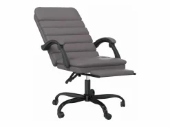 Online Clicnbuy Silla de oficina reclinable masaje cuero sintético Gris