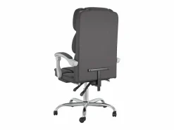 New Clicnbuy Silla de oficina reclinable cuero sintético Gris