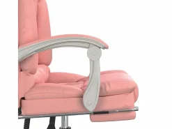 Outlet Silla de oficina reclinable masaje cuero sintético Silla De Oficina