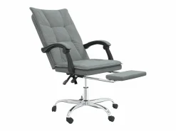 Clearance Silla de oficina reclinable de tela oscuro Silla De Oficina