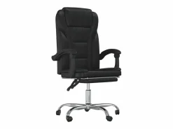 Outlet Clicnbuy Silla de oficina reclinable cuero sintético Negro