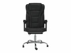 Outlet Clicnbuy Silla de oficina reclinable cuero sintético Negro