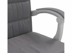 Clicnbuy Silla de oficina reclinable cuero sintético