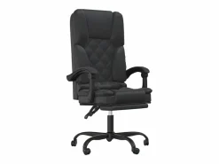 Sale Clicnbuy Silla de oficina reclinable masaje cuero sintético Negro