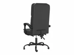 Sale Clicnbuy Silla de oficina reclinable masaje cuero sintético Negro