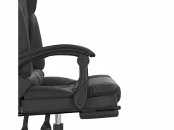 Sale Clicnbuy Silla de oficina reclinable masaje cuero sintético Negro