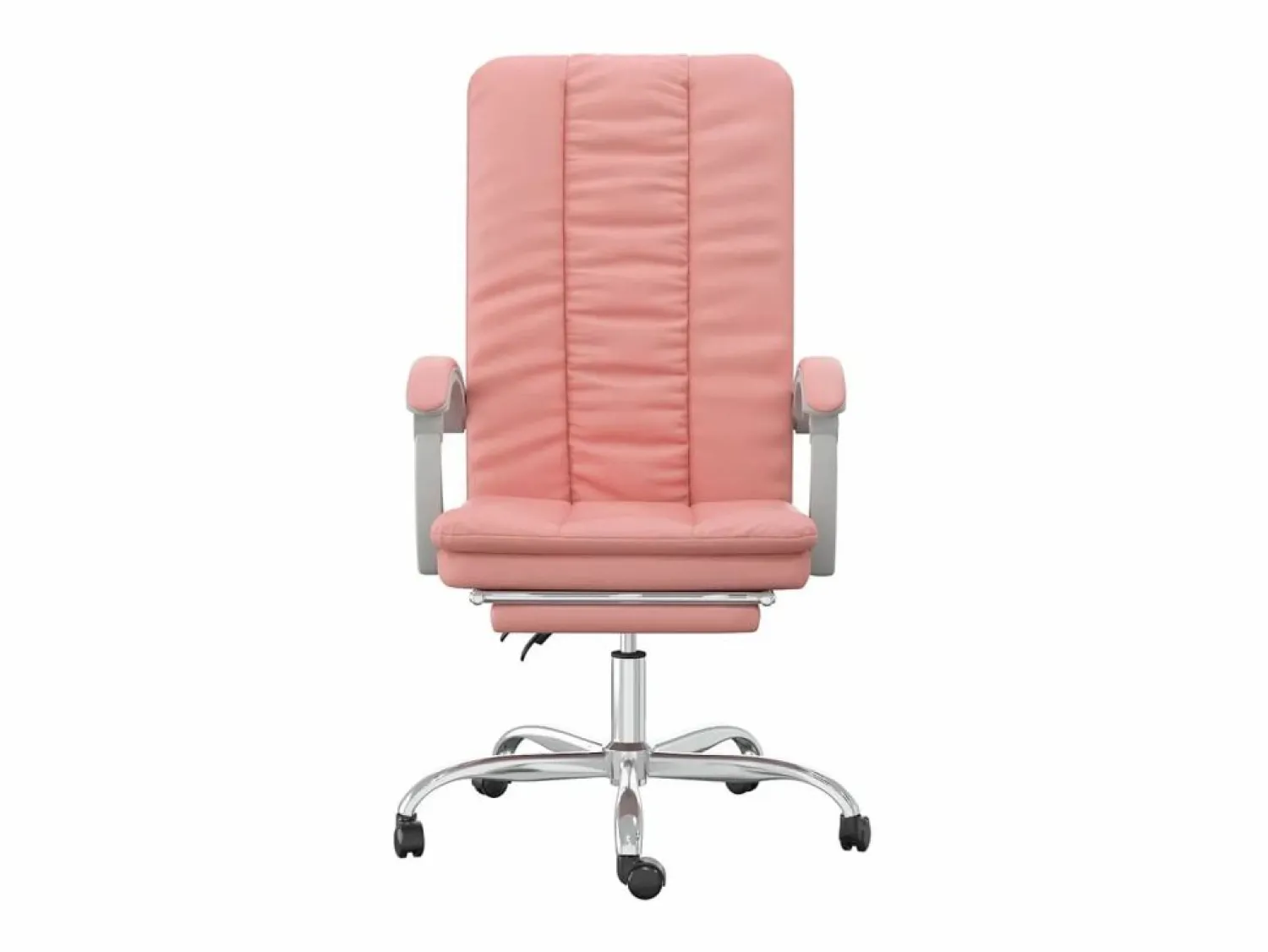 Clicnbuy Silla de oficina reclinable cuero sintético