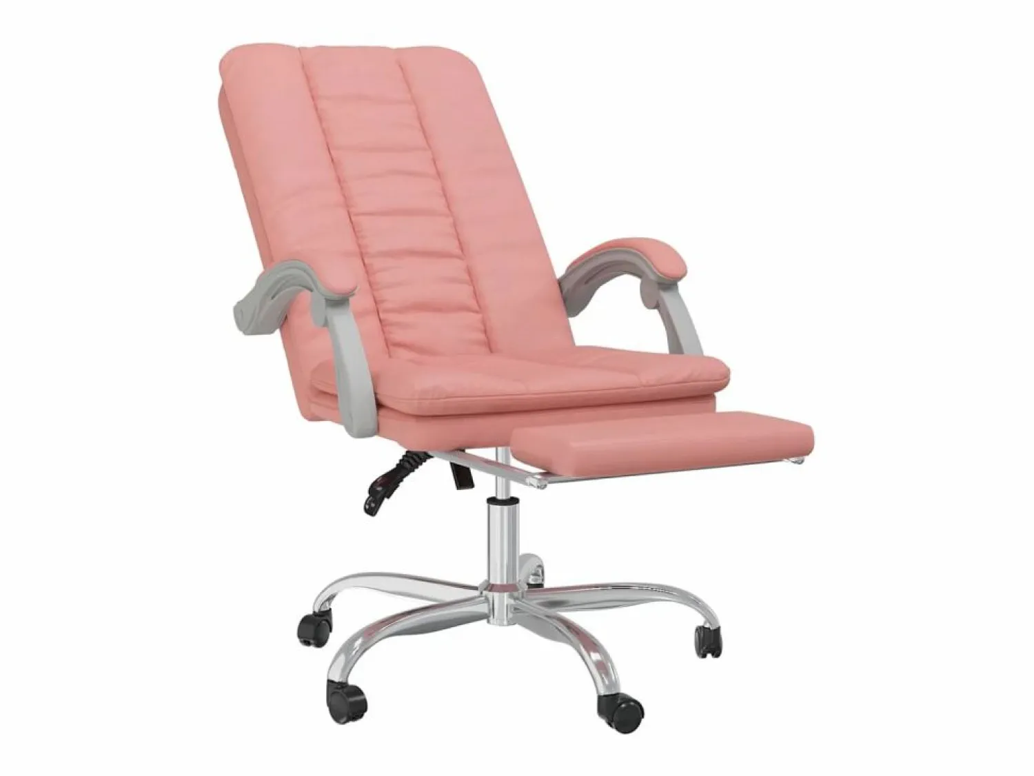 Clicnbuy Silla de oficina reclinable cuero sintético