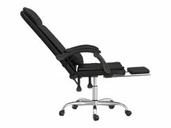 Sale Clicnbuy Silla de oficina reclinable masaje cuero sintético Negro