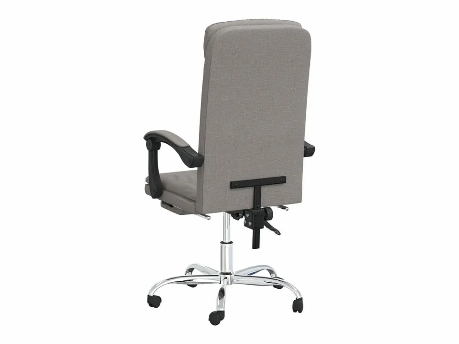 Discount Silla de oficina reclinable de tela gris taupé Silla De Oficina