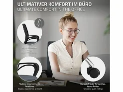 Sale ML-DESIGN Silla de oficina Silla de escritorio ergonómica Silla de ordenador Silla de jueg Gris