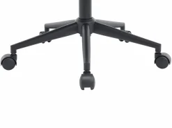 Best Vente-unique Silla de oficina terciopelo burdeos y negro altura regulable - ELEANA Granate