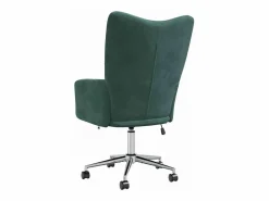 Clearance vidaxl Silla de relajación de terciopelo verde oscuro Verde pino