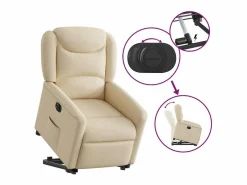Sale Silla de relax | Sillón eléctrico reclinable elevable de tela color SHL2366 Sillón Relax
