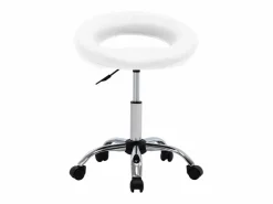 Silla de trabajo con ruedas cuero sintético ES47120