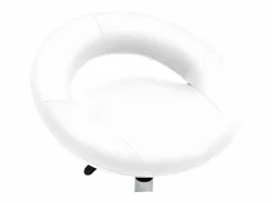 Clicnbuy Silla de trabajo con ruedas cuero sintético