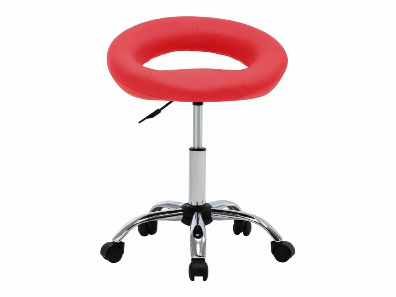 Silla de trabajo con ruedas cuero sintético ES788168