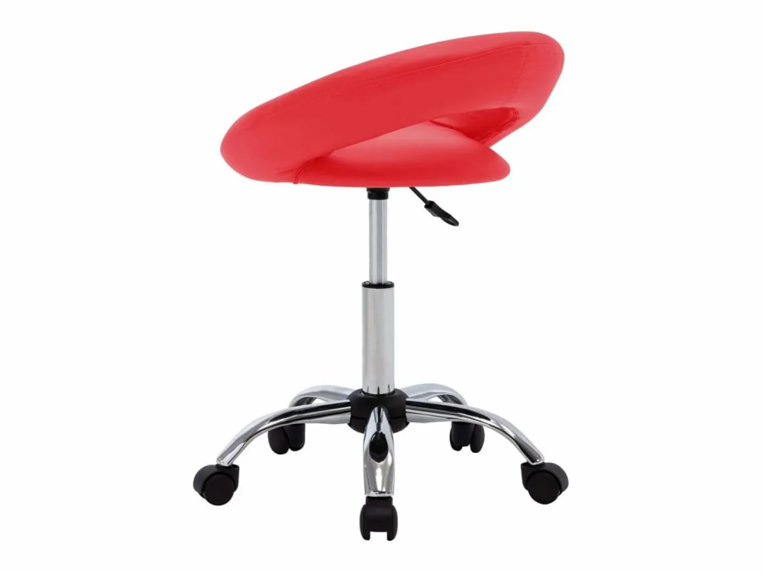 Silla de trabajo con ruedas cuero sintético ES788168