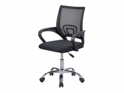 Discount Silla Estudio Oficina Vita Reposabrazos Ruedas Regulable 60x102x60 cm Negro