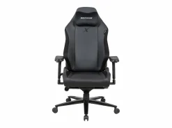 New MAXPODIUM Silla gamer premium con función de masaje, soporta 170 kg – Heavy SMI, Negra Negro