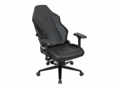 New MAXPODIUM Silla gamer premium con función de masaje, soporta 170 kg – Heavy SMI, Negra Negro