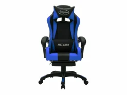 Silla gaming con luces LED RGB cuero sintético y negro Silla Gaming