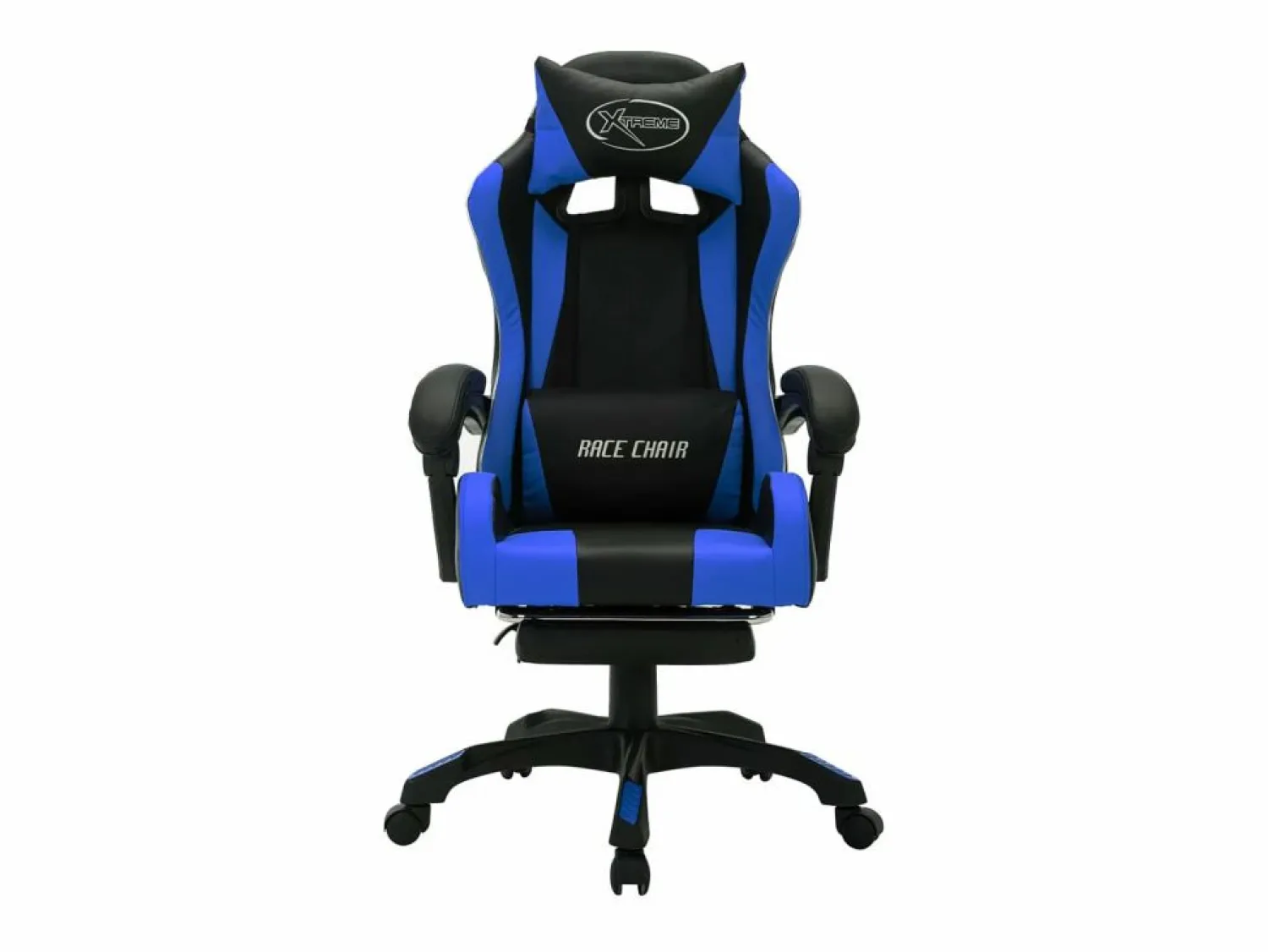 Silla gaming con luces LED RGB cuero sintético y negro Silla Gaming