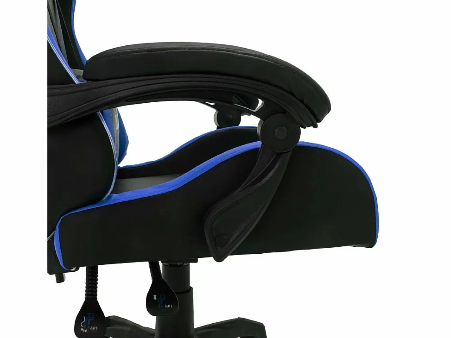 Silla gaming con luces LED RGB cuero sintético y negro Silla Gaming