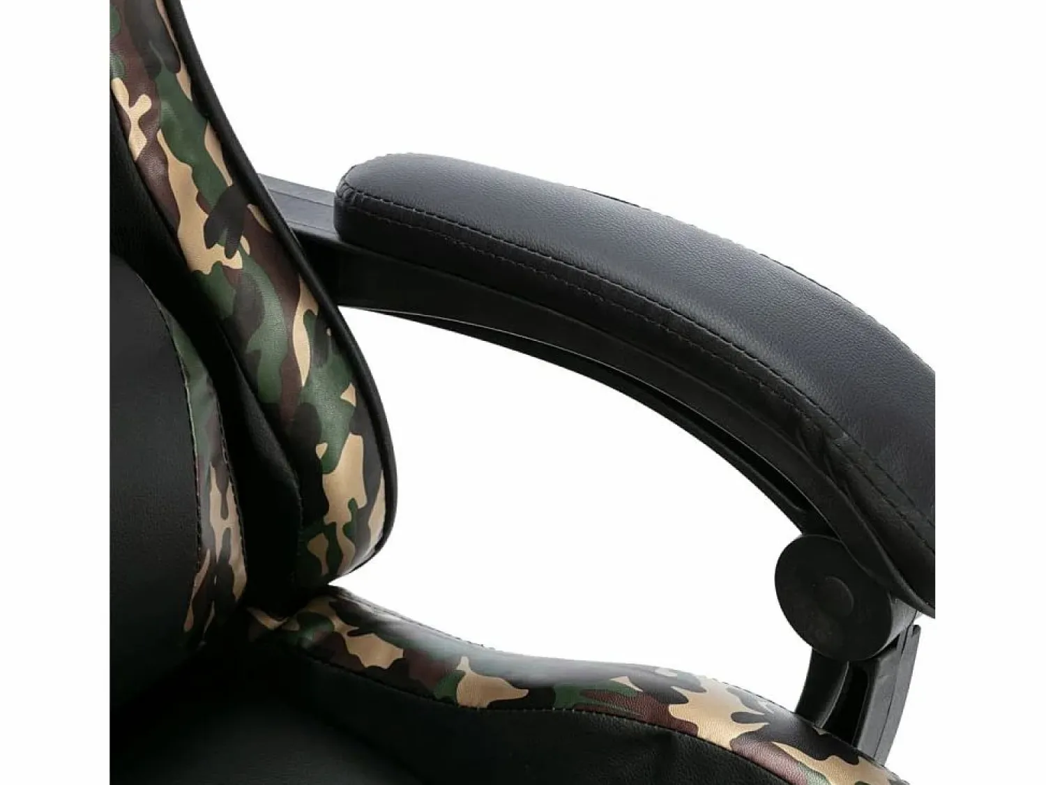 Discount Clicnbuy Silla gaming con reposapiés cuero sintético y camuflaje Negro