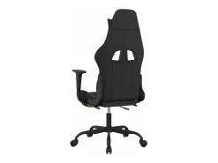 Clearance Silla gaming con reposapiés tela verde claro y Silla Gaming