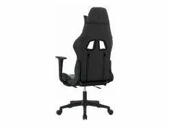 Clicnbuy Silla gaming con reposapiés cuero sintético camuflaje