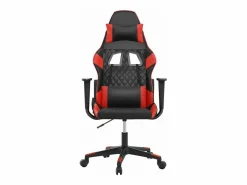 Outlet Clicnbuy Silla gaming cuero sintético y rojo Negro