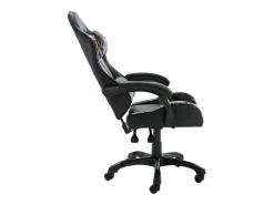 Sale Clicnbuy Silla gaming de cuero sintético y camuflaje Negro