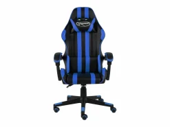 New Silla gaming de cuero sintético negro y Silla Gaming